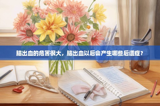 脑出血的危害很大，脑出血以后会产生哪些后遗症？