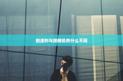 脱漆剂与脱模机有什么不同