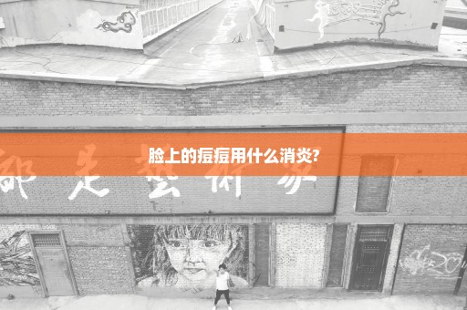 脸上的痘痘用什么消炎?