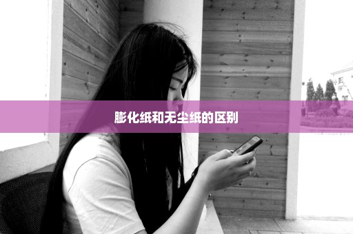 膨化纸和无尘纸的区别