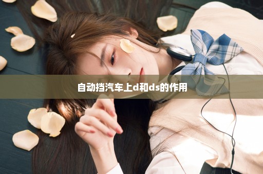 自动挡汽车上d和ds的作用