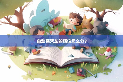 自动档汽车的档位怎么分？
