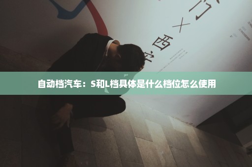自动档汽车：S和L档具体是什么档位怎么使用