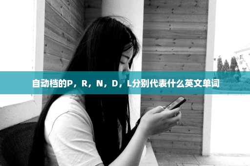 自动档的P，R，N，D，L分别代表什么英文单词