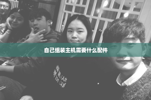 自己组装主机需要什么配件