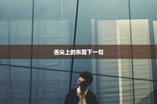 舌尖上的东莞下一句