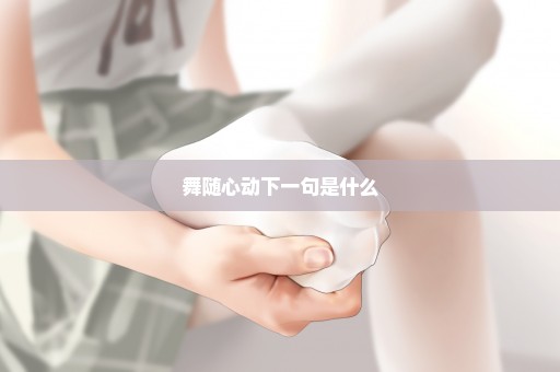 舞随心动下一句是什么