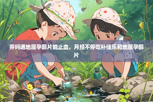 芬吗通地屈孕酮片能止血，月经不停吃补佳乐和地屈孕酮片
