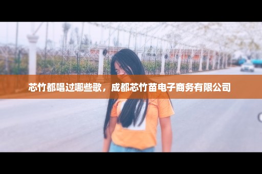 芯竹都唱过哪些歌，成都芯竹苗电子商务有限公司 