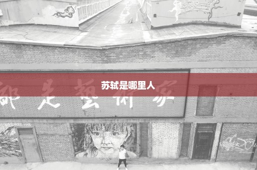 苏轼是哪里人