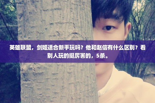 英雄联盟，剑姬适合新手玩吗？他和赵信有什么区别？看别人玩的挺厉害的，5杀。