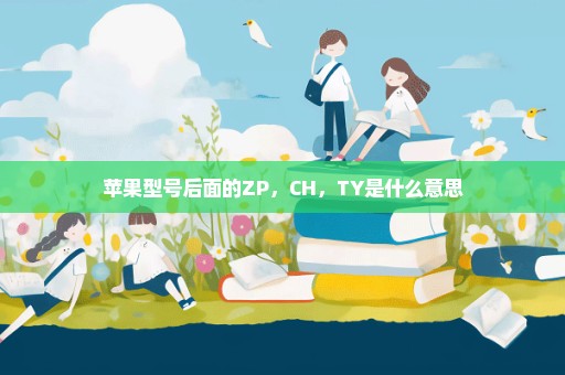 苹果型号后面的ZP，CH，TY是什么意思