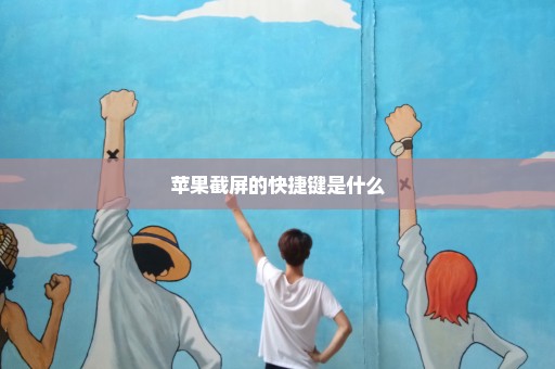 苹果截屏的快捷键是什么