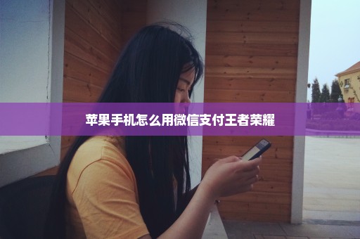 苹果手机怎么用微信支付王者荣耀