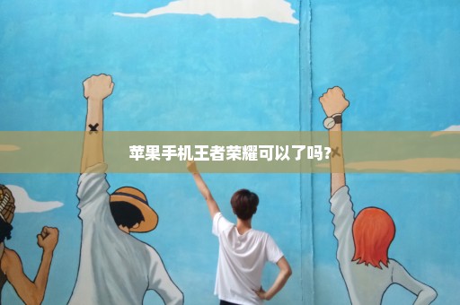 苹果手机王者荣耀可以了吗？
