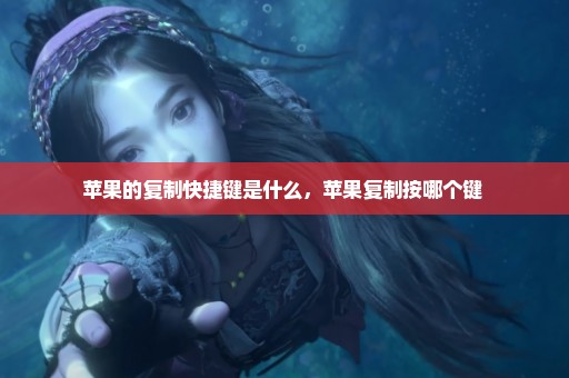 苹果的复制快捷键是什么，苹果复制按哪个键 