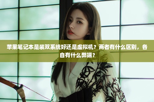 苹果笔记本是装双系统好还是虚拟机？两者有什么区别，各自有什么弊端？