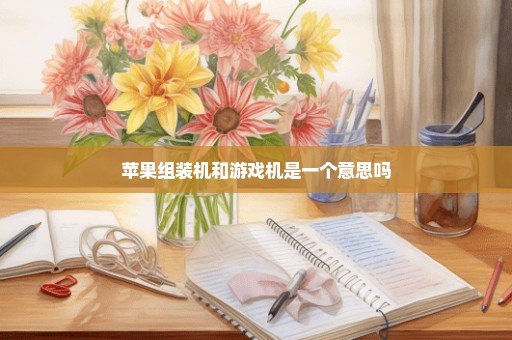 苹果组装机和游戏机是一个意思吗