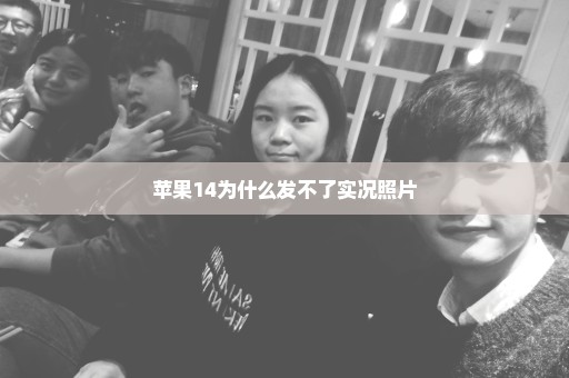 苹果14为什么发不了实况照片