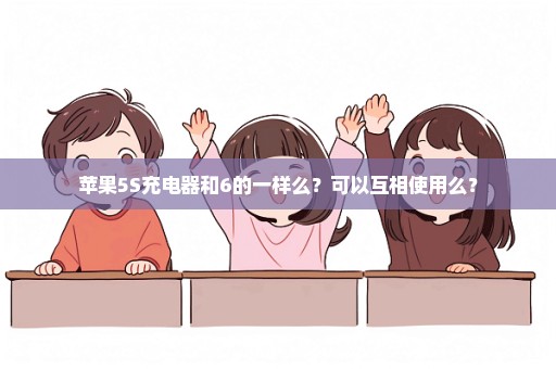 苹果5S充电器和6的一样么？可以互相使用么？