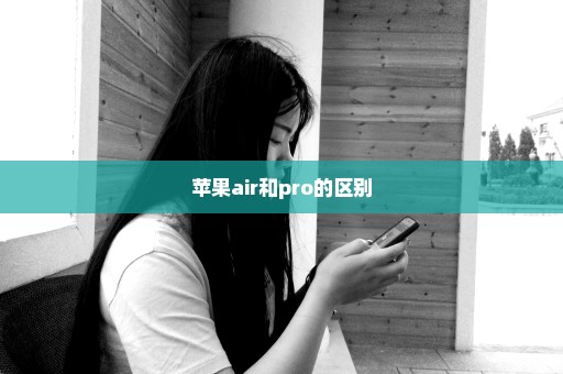 苹果air和pro的区别