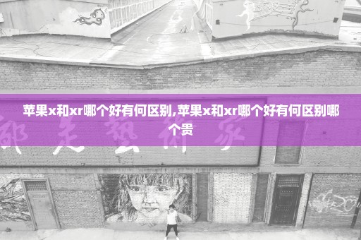 苹果x和xr哪个好有何区别,苹果x和xr哪个好有何区别哪个贵