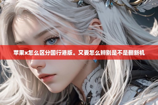 苹果x怎么区分国行港版。又要怎么辨别是不是翻新机