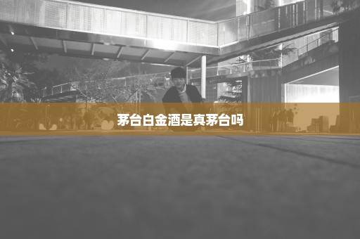 茅台白金酒是真茅台吗