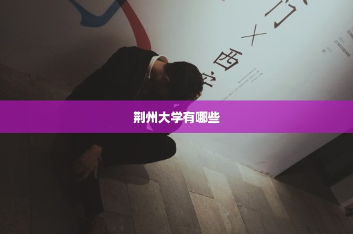 荆州大学有哪些