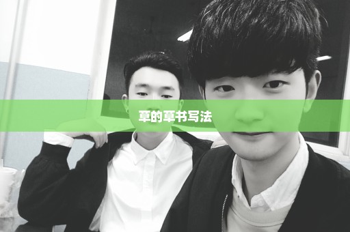 草的草书写法