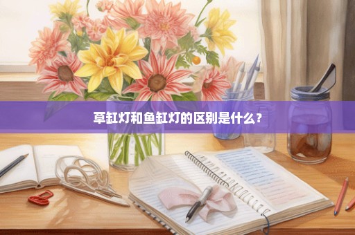 草缸灯和鱼缸灯的区别是什么？