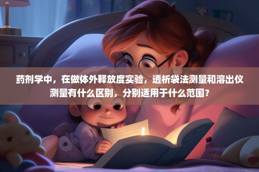 药剂学中，在做体外释放度实验，透析袋法测量和溶出仪测量有什么区别，分别适用于什么范围？