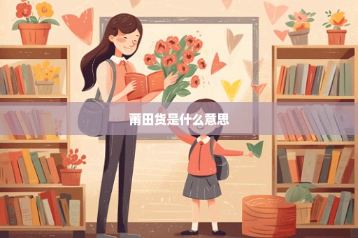 莆田货是什么意思