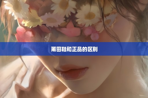 莆田鞋和正品的区别