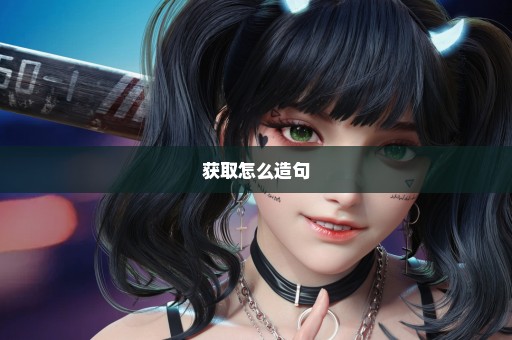 获取怎么造句