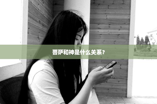 菩萨和神是什么关系？