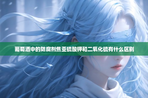 葡萄酒中的防腐剂焦亚硫酸钾和二氧化硫有什么区别