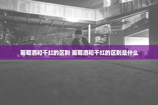 葡萄酒和干红的区别 葡萄酒和干红的区别是什么