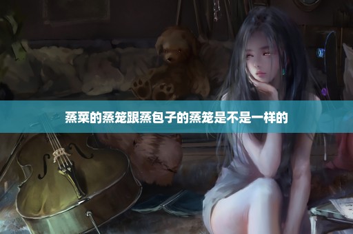蒸菜的蒸笼跟蒸包子的蒸笼是不是一样的