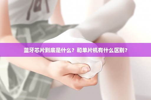 蓝牙芯片到底是什么？和单片机有什么区别？