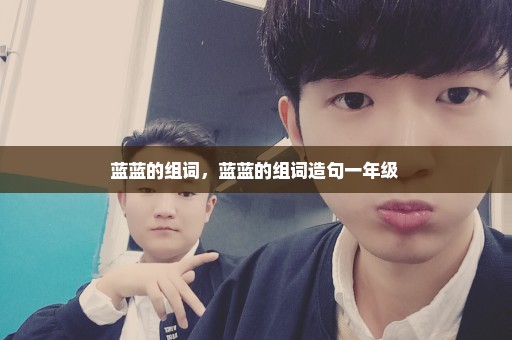 蓝蓝的组词，蓝蓝的组词造句一年级 