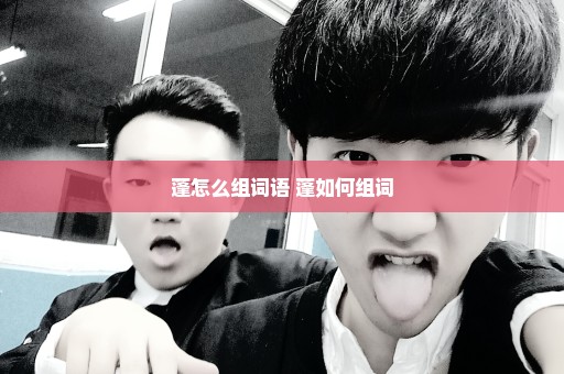 蓬怎么组词语 蓬如何组词
