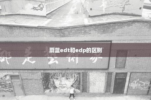 蔚蓝edt和edp的区别