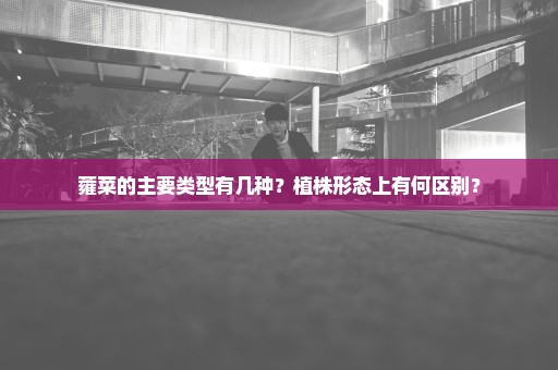 蕹菜的主要类型有几种？植株形态上有何区别？