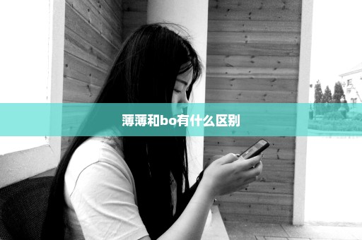 薄薄和bo有什么区别