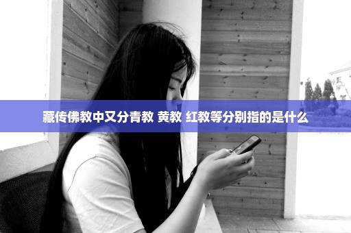 藏传佛教中又分青教 黄教 红教等分别指的是什么