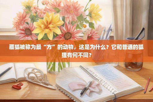 藏狐被称为最“方”的动物，这是为什么？它和普通的狐狸有何不同？
