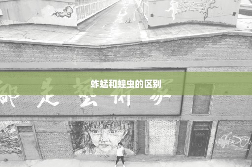蚱蜢和蝗虫的区别