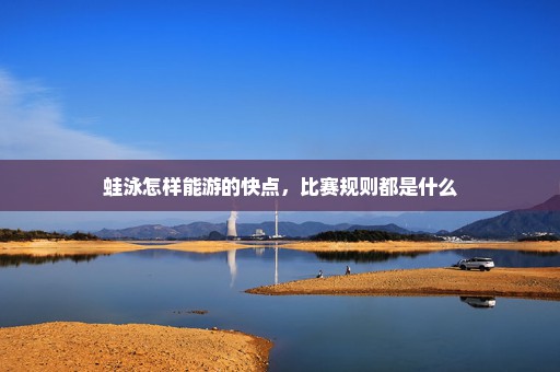 蛙泳怎样能游的快点，比赛规则都是什么