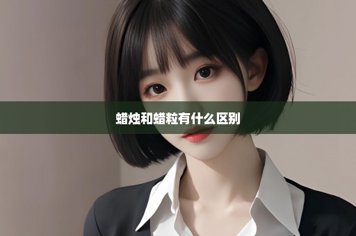 蜡烛和蜡粒有什么区别